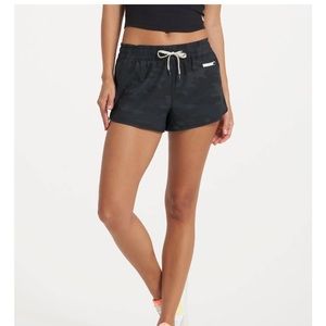 Vuori Womens Clementine Short gray and black camo